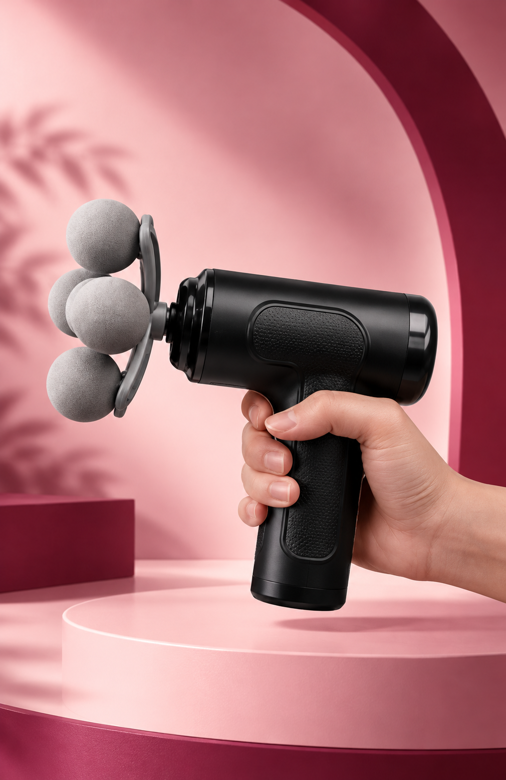 5-Head Cordless Electric Handheld Massager | 9 Attachments