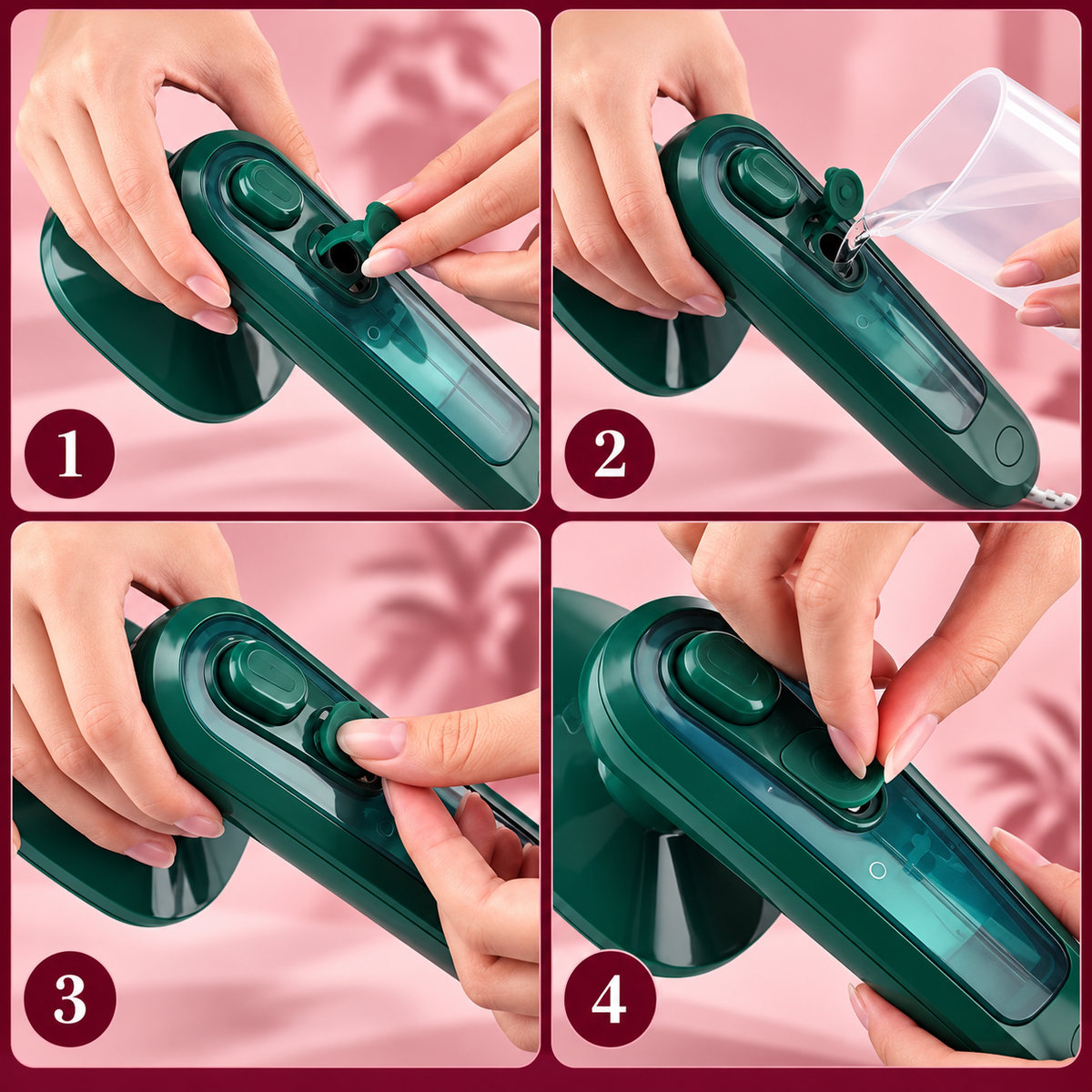 Mini Foldable Travel Iron