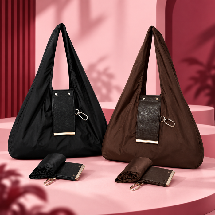 Foldable Keychain Tote Bag | Reusable Shopping Bag