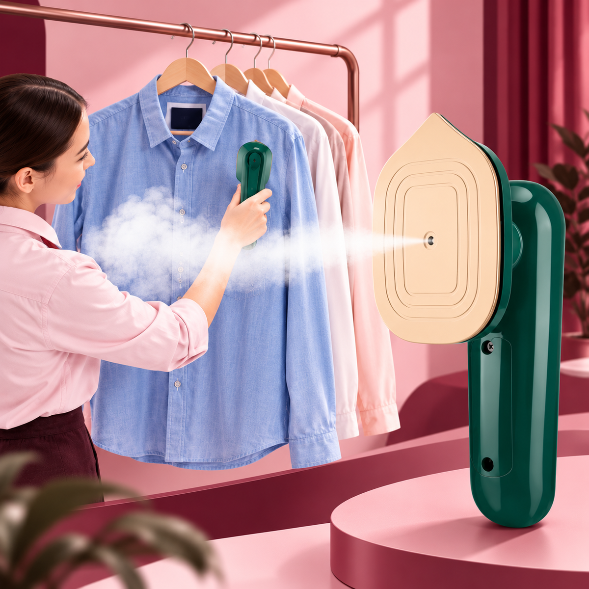 Mini Foldable Travel Iron