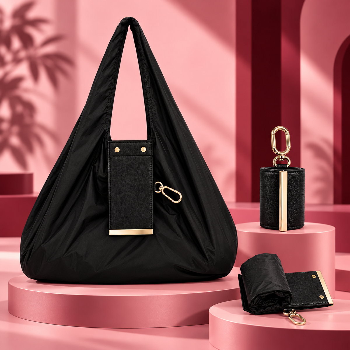 Foldable Keychain Tote Bag | Reusable Shopping Bag